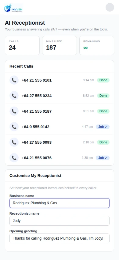 AI Receptionist
